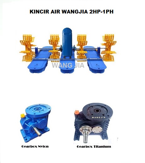 Kincir air Wangjia model 2HP-1Phase