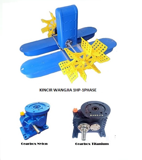 Kincir Tambak wangjia model 1HP-1Ph