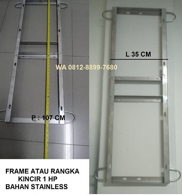 frame kincir air 2kipas