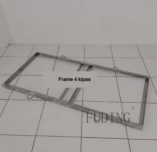 frame kincir air 4kipas